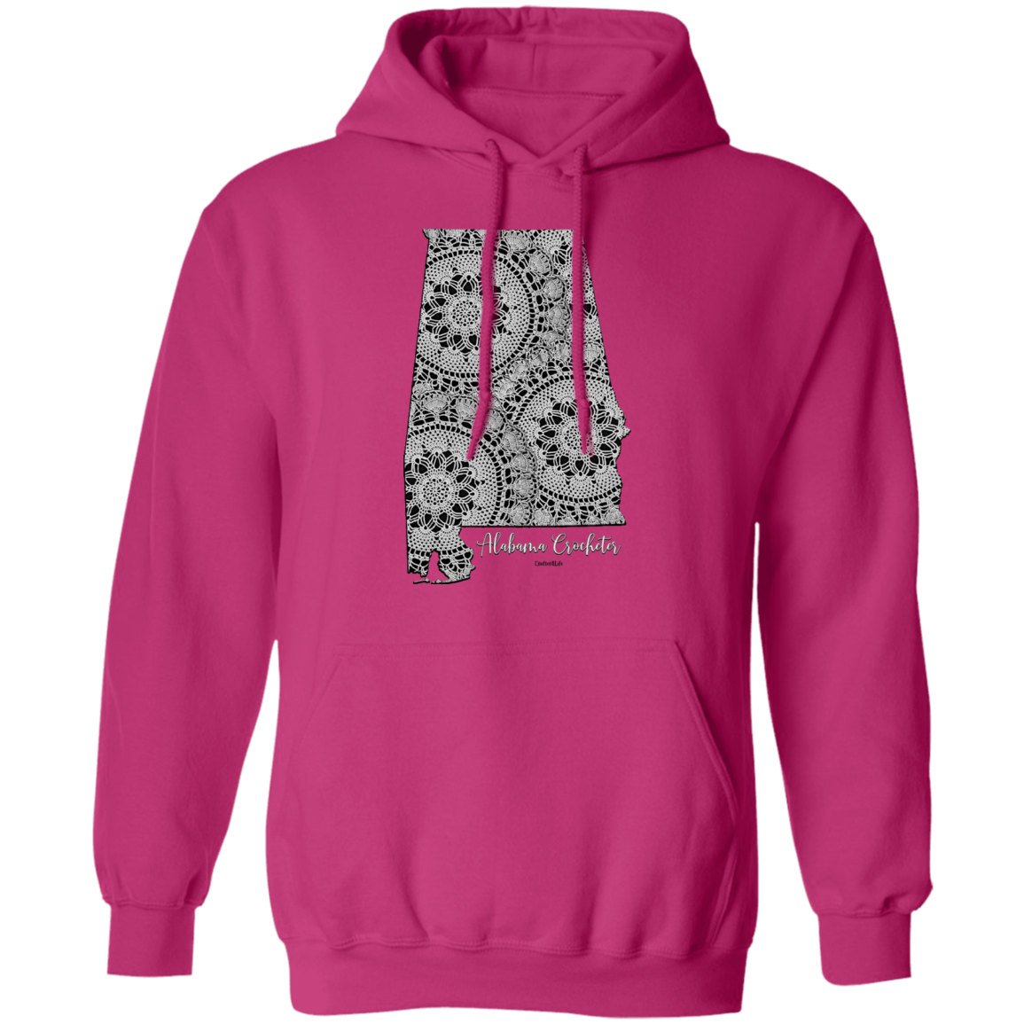 Alabama Crocheter Pullover Hoodie