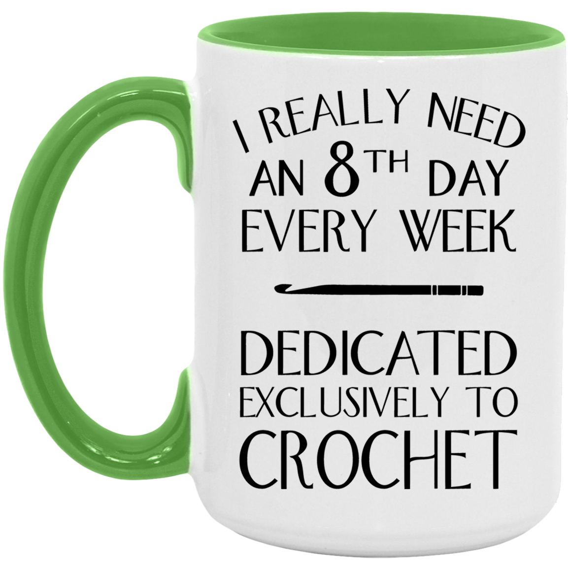 8th Day Crochet Mugs