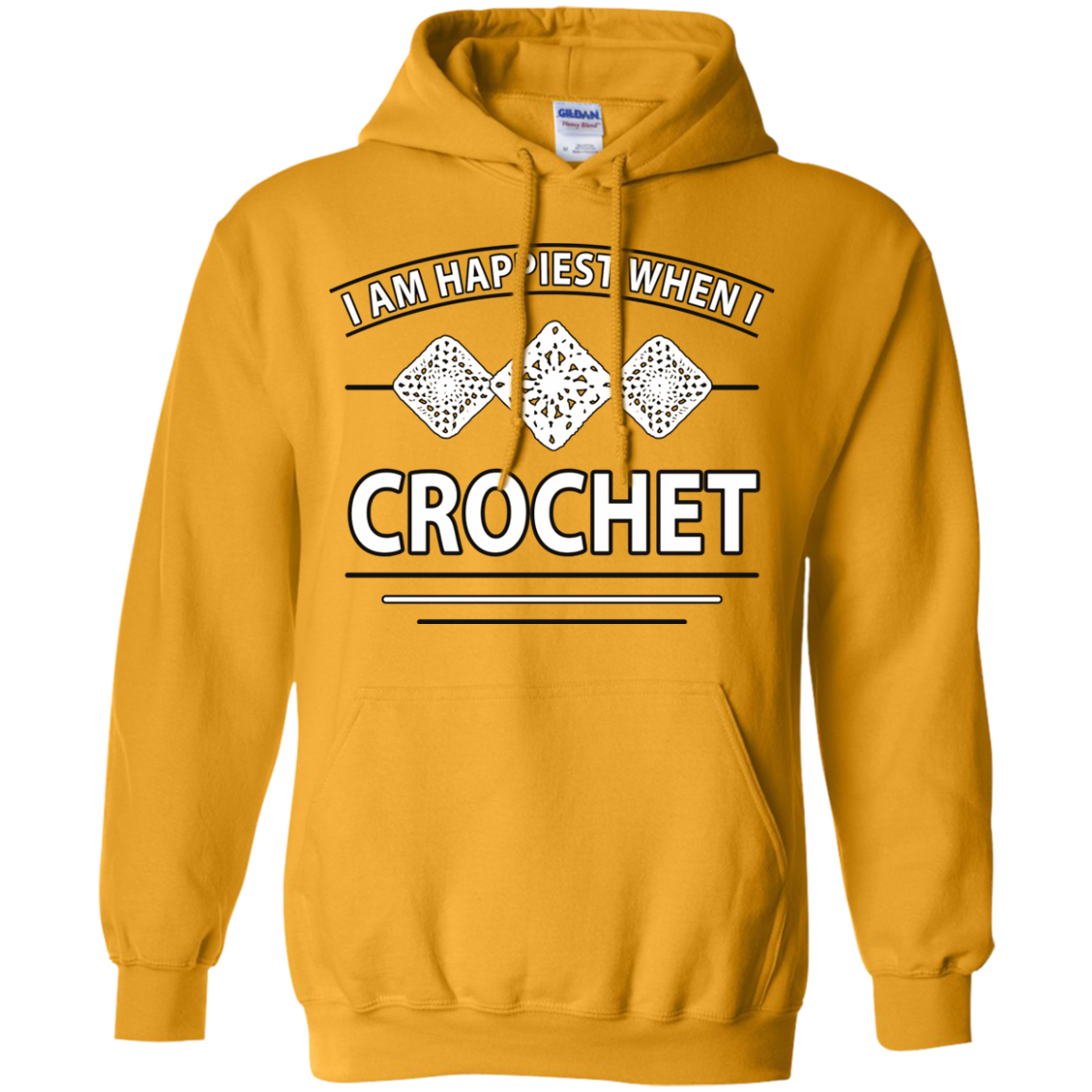 I Am Happiest When I Crochet Pullover Hoodies - Crafter4Life - 11