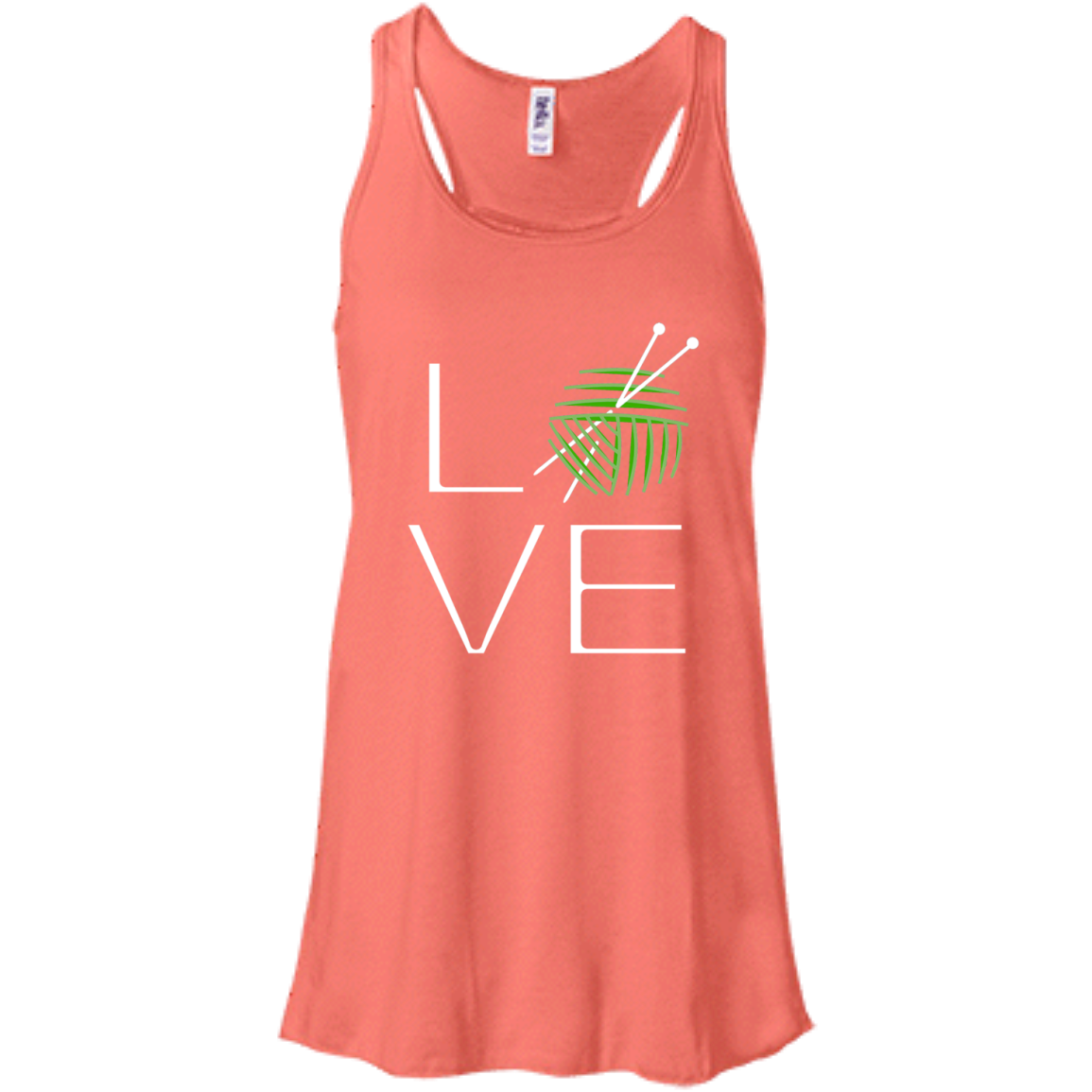 LOVE Knitting Flowy Racerback Tank