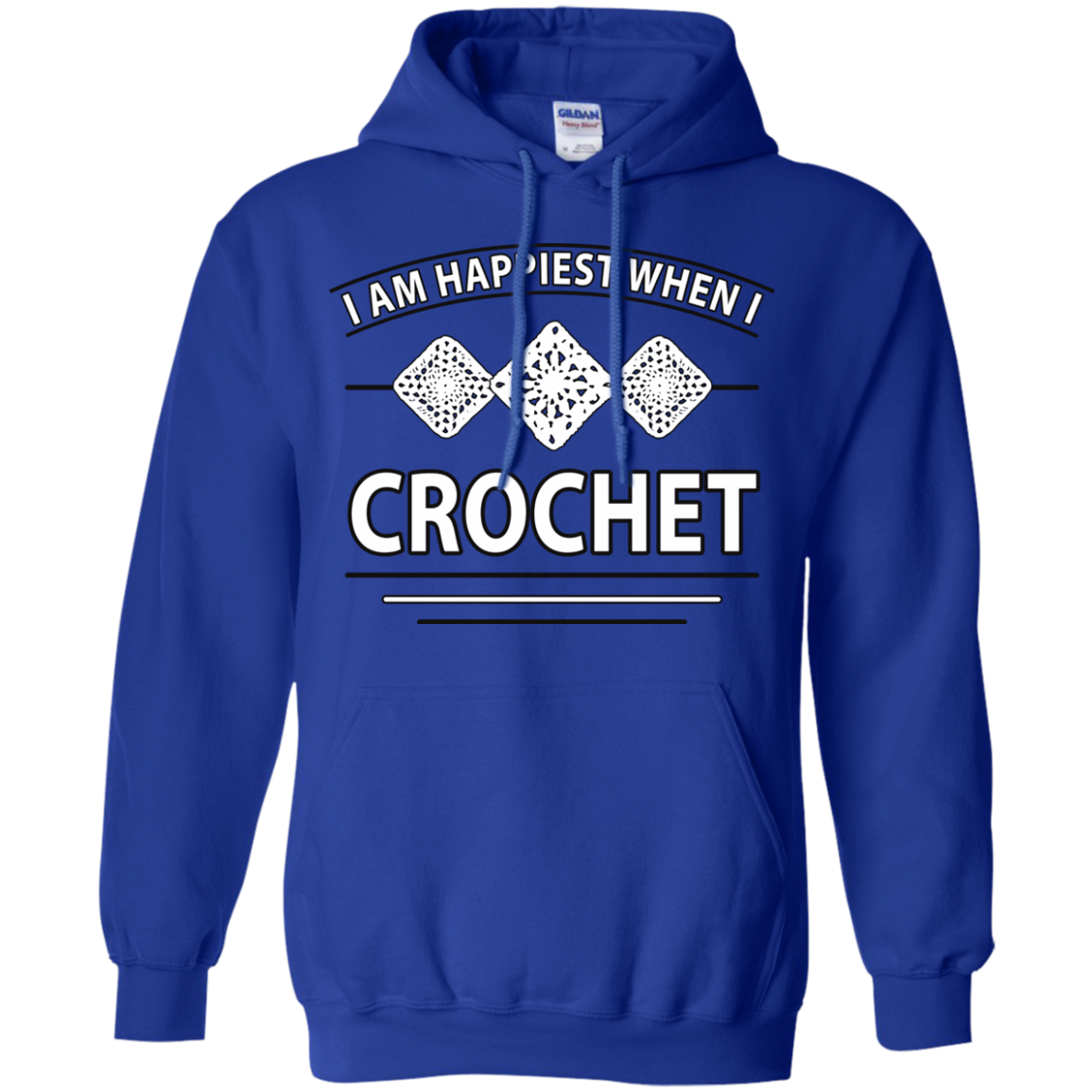 I Am Happiest When I Crochet Pullover Hoodies - Crafter4Life - 9