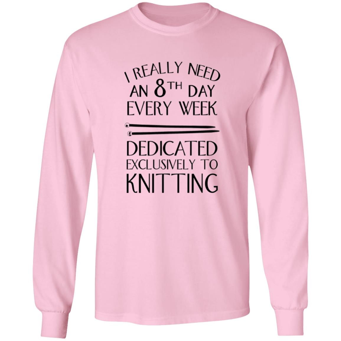 8th Day Knitting Long Sleeve T-Shirt