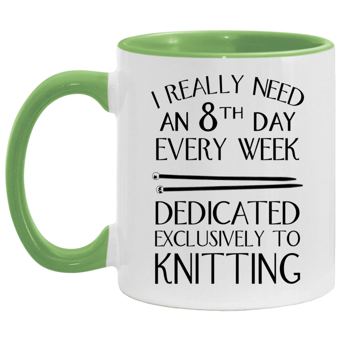 8th Day Knitting Mugs