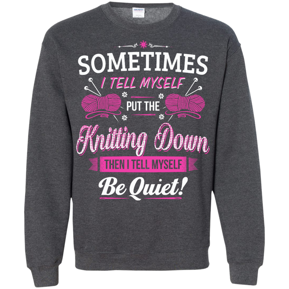 Put the Knitting Down Crewneck Sweatshirts - Crafter4Life - 9