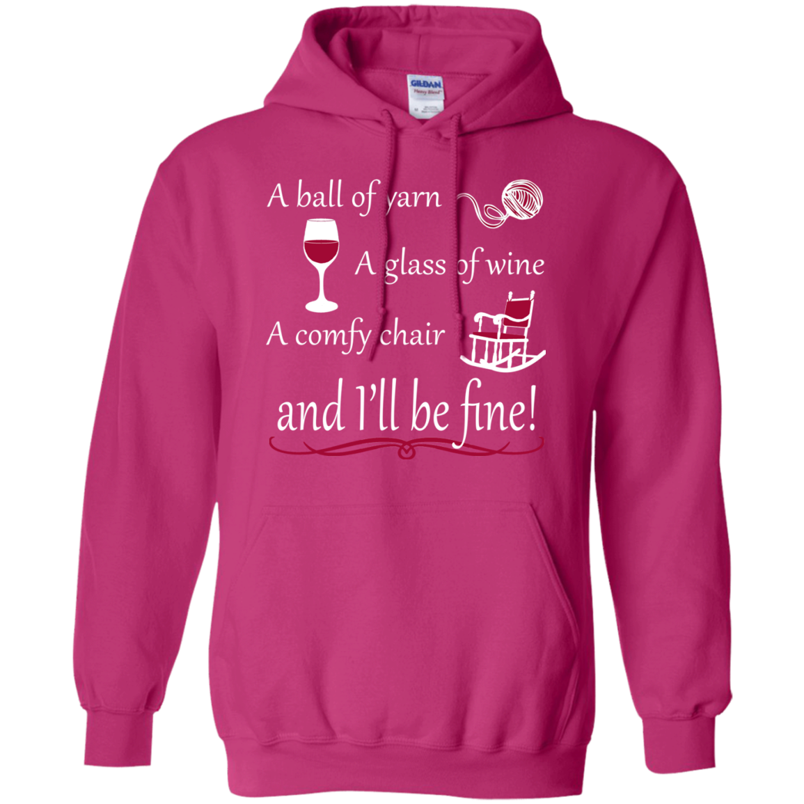 I'll be Fine Pullover Hoodie