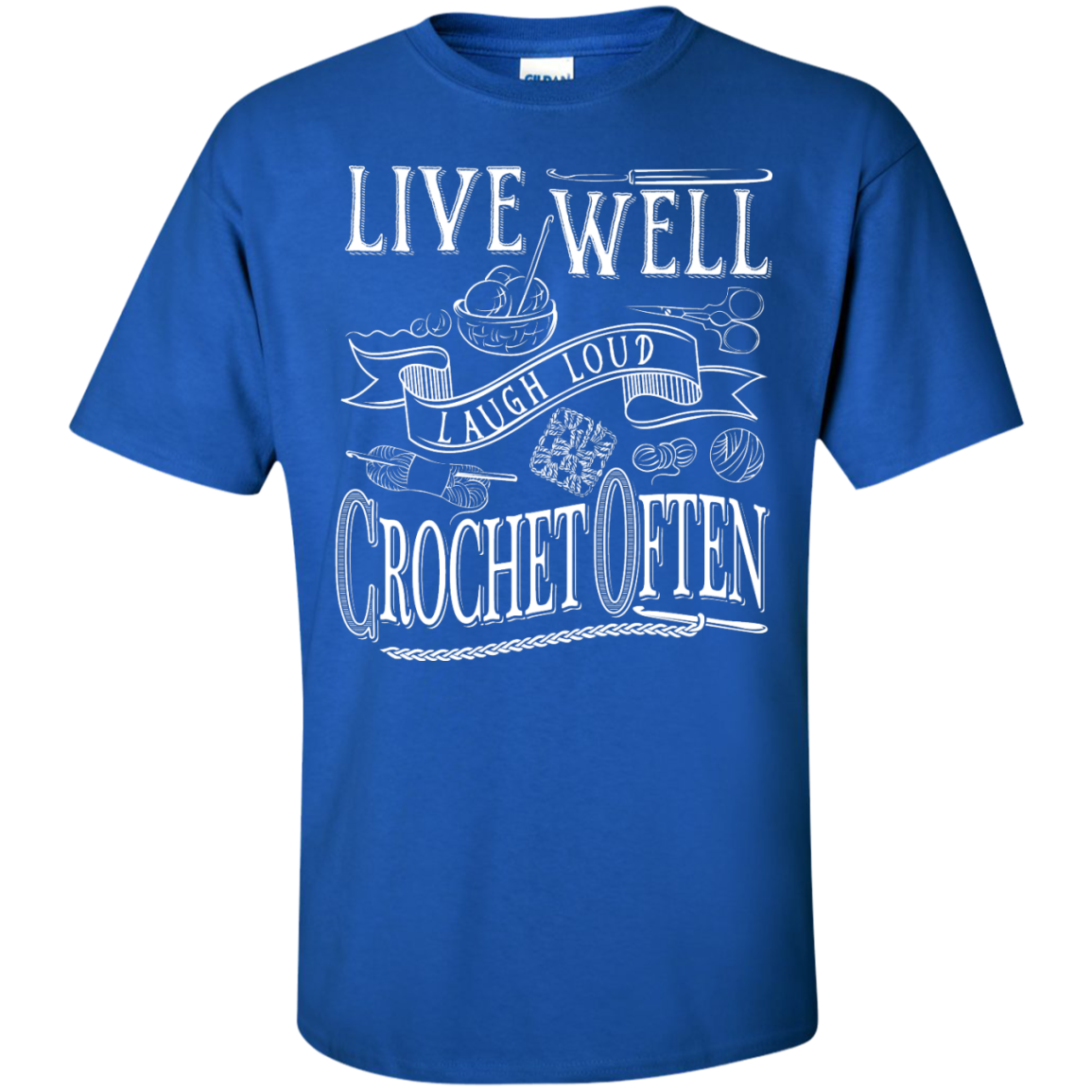 Crochet Often Custom Ultra Cotton T-Shirt - Crafter4Life - 10