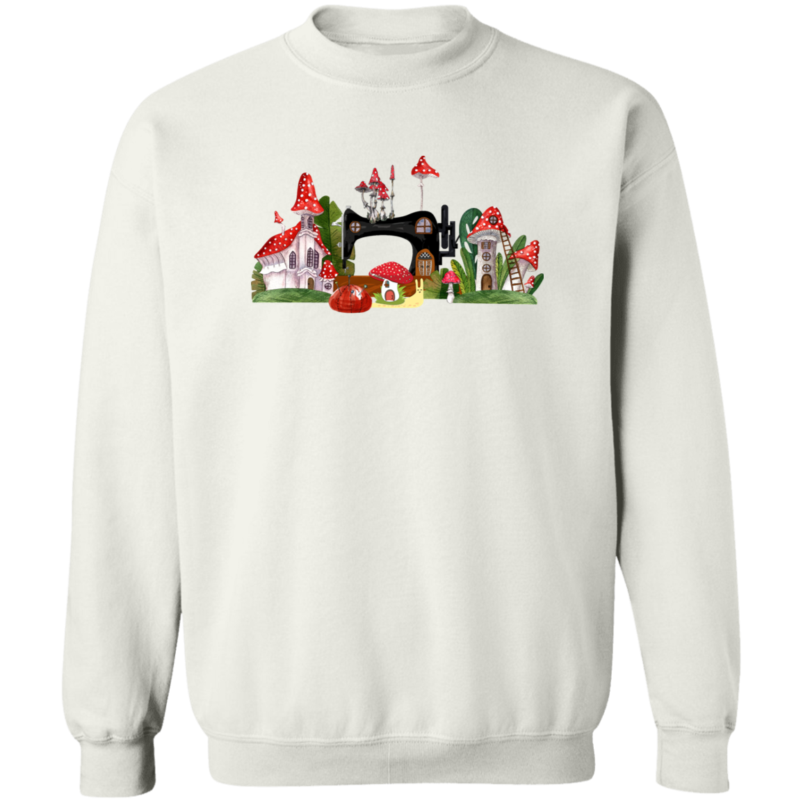 Sewing Machine Mushroom Village Sweatshirt