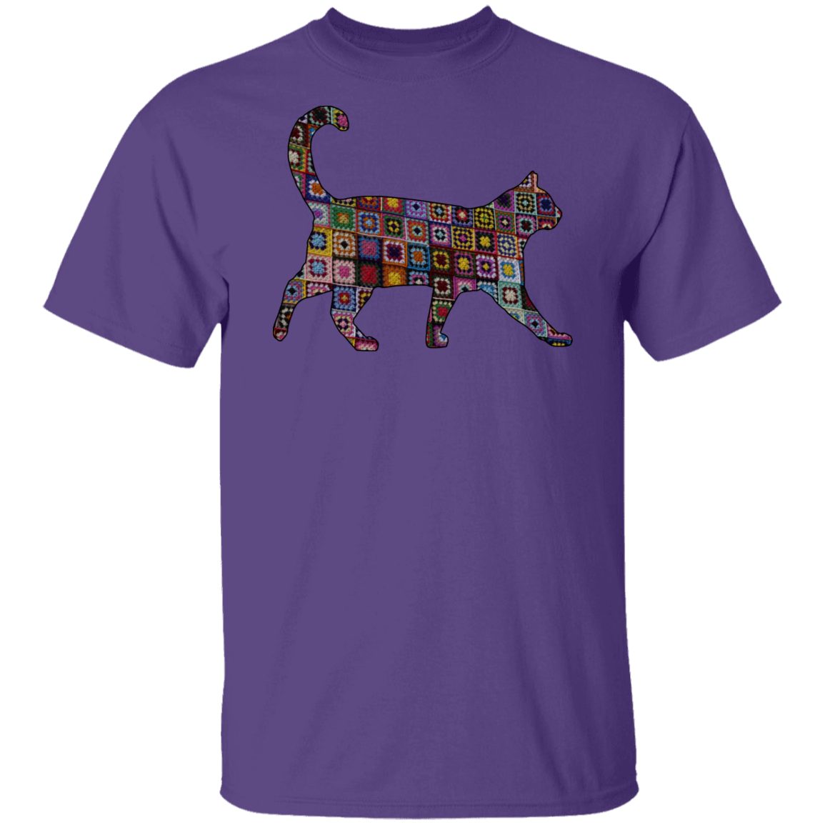 Granny Square Cat T-Shirt