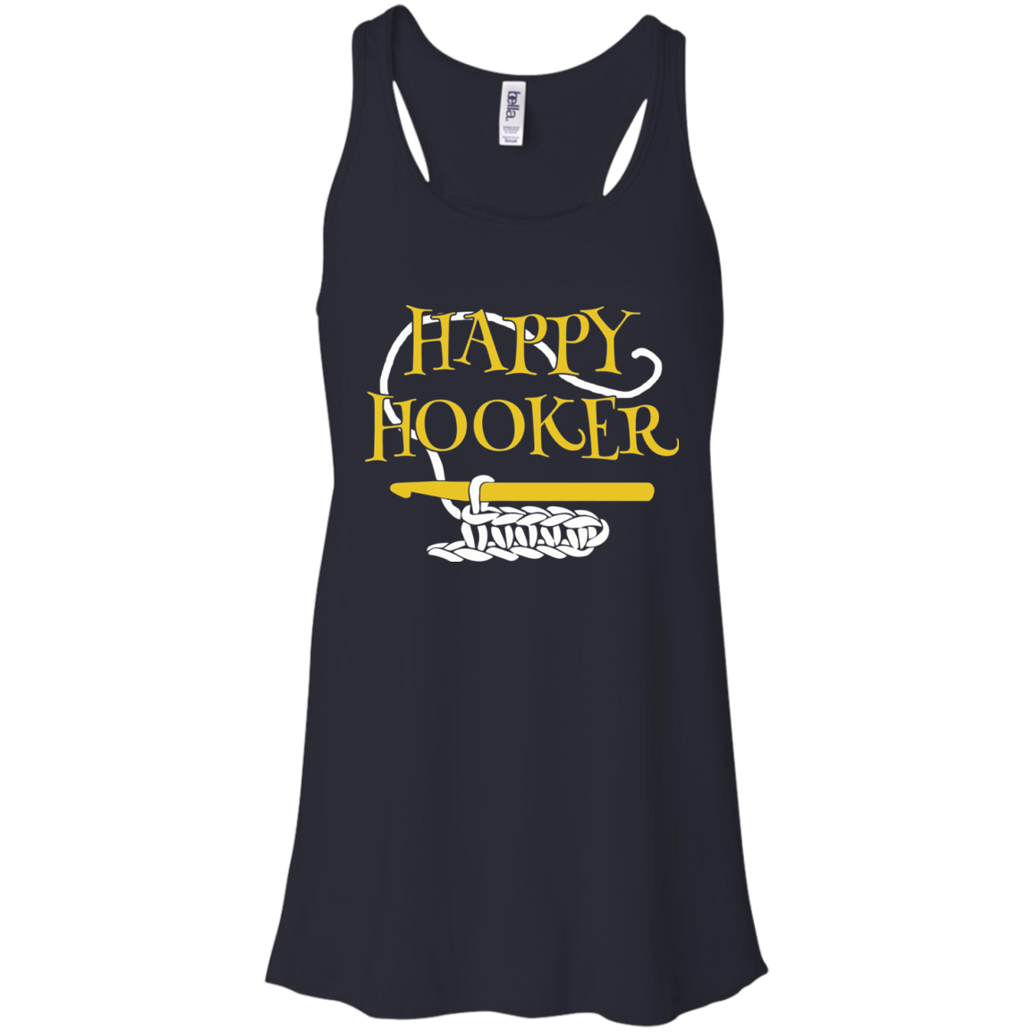 Happy Hooker Flowy Racerback Tank