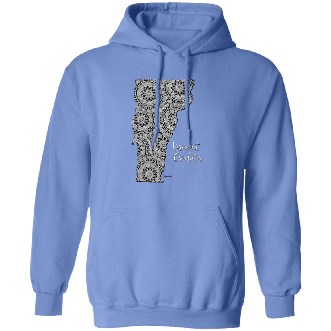 Vermont Crocheter Pullover Hoodie