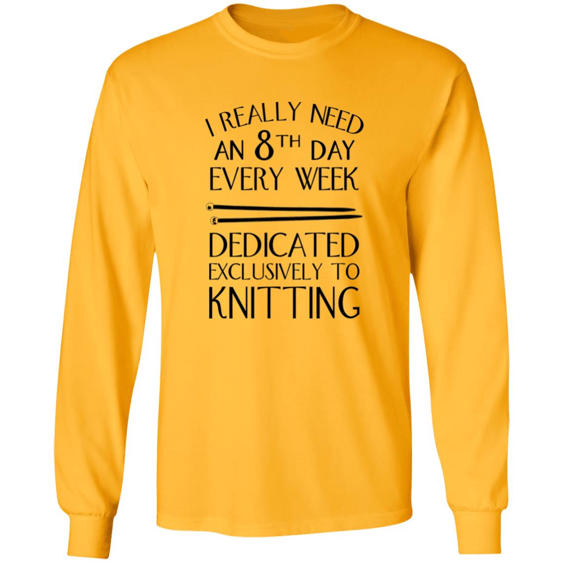 8th Day Knitting Long Sleeve T-Shirt