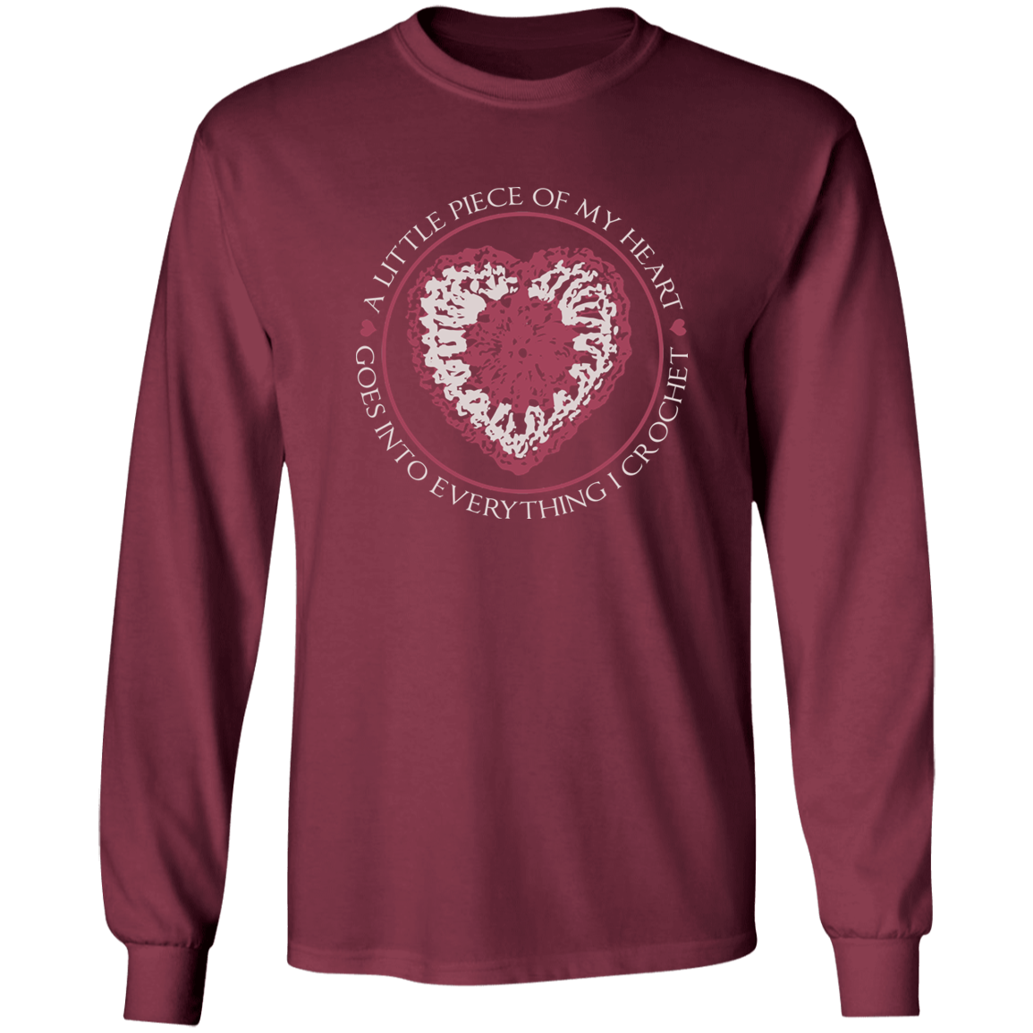 Piece of My Heart (Crochet) Long Sleeve T-Shirt