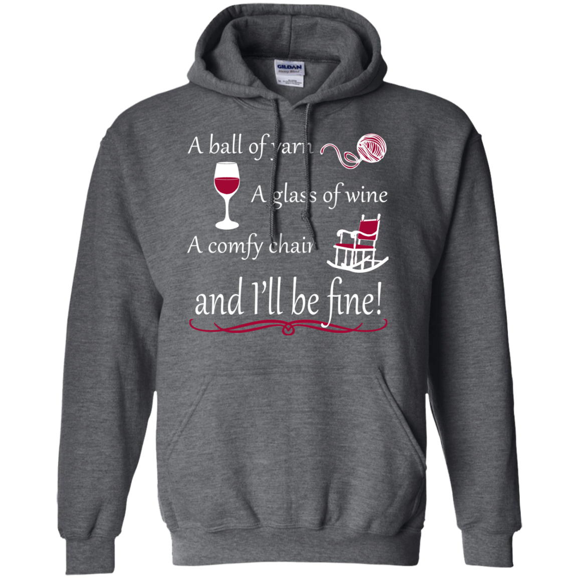 I'll be Fine Pullover Hoodie