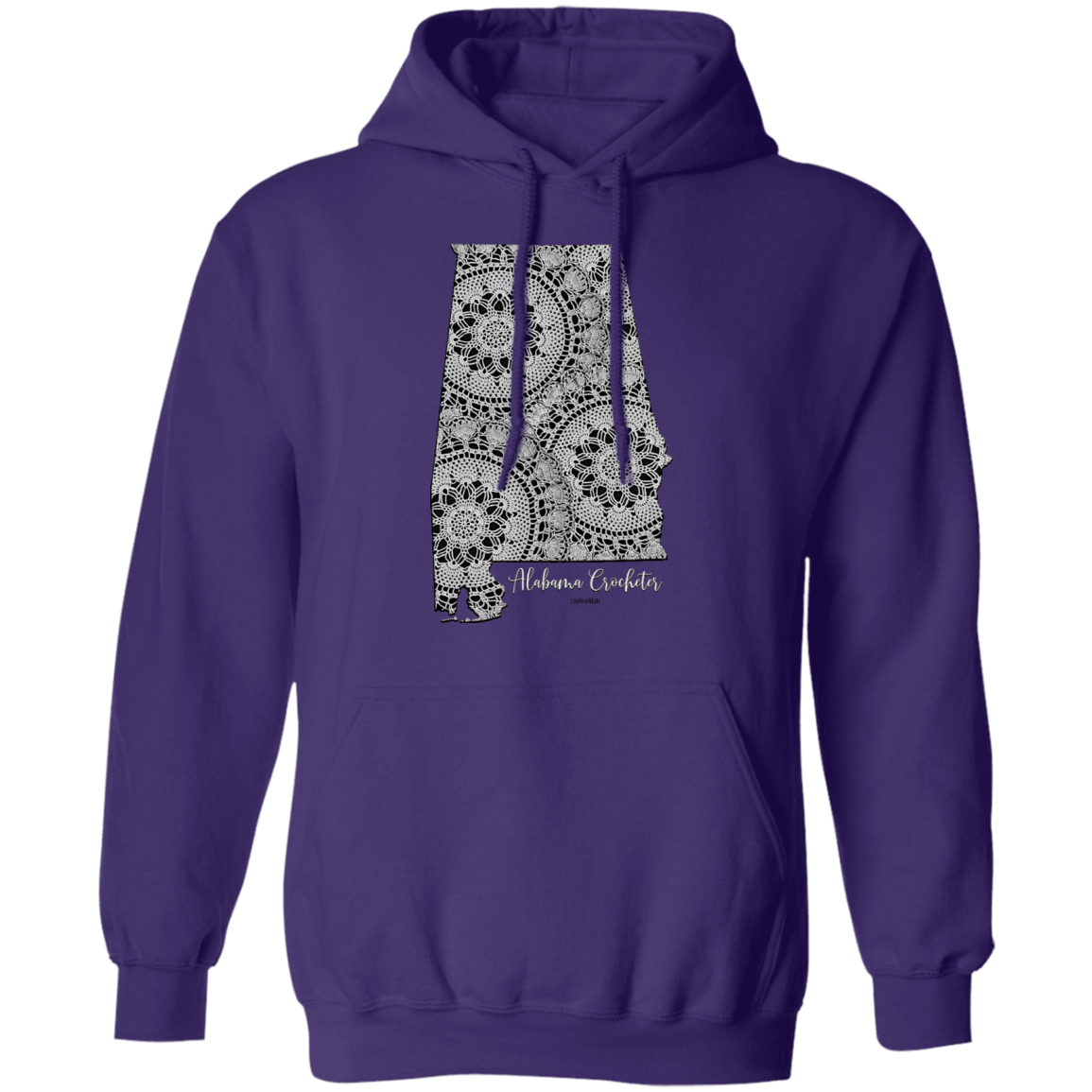 Alabama Crocheter Pullover Hoodie
