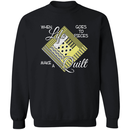 Make a Quilt (yellow) Sweatshirt