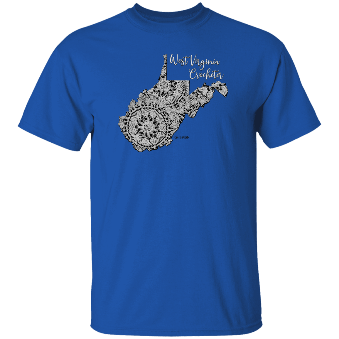 West Virginia Crocheter Cotton T-Shirt