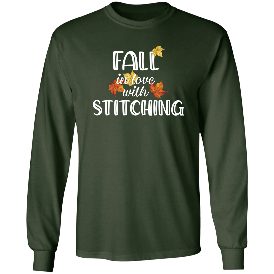 Fall in Love with Stitching LS Ultra Cotton T-Shirt