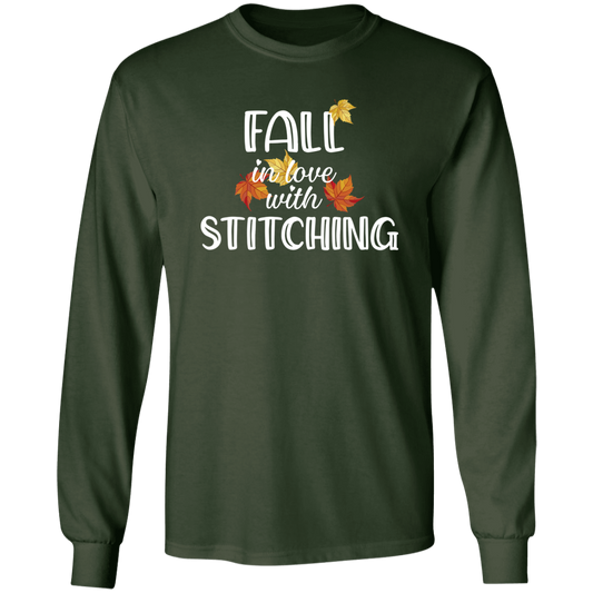 Fall in Love with Stitching LS Ultra Cotton T-Shirt