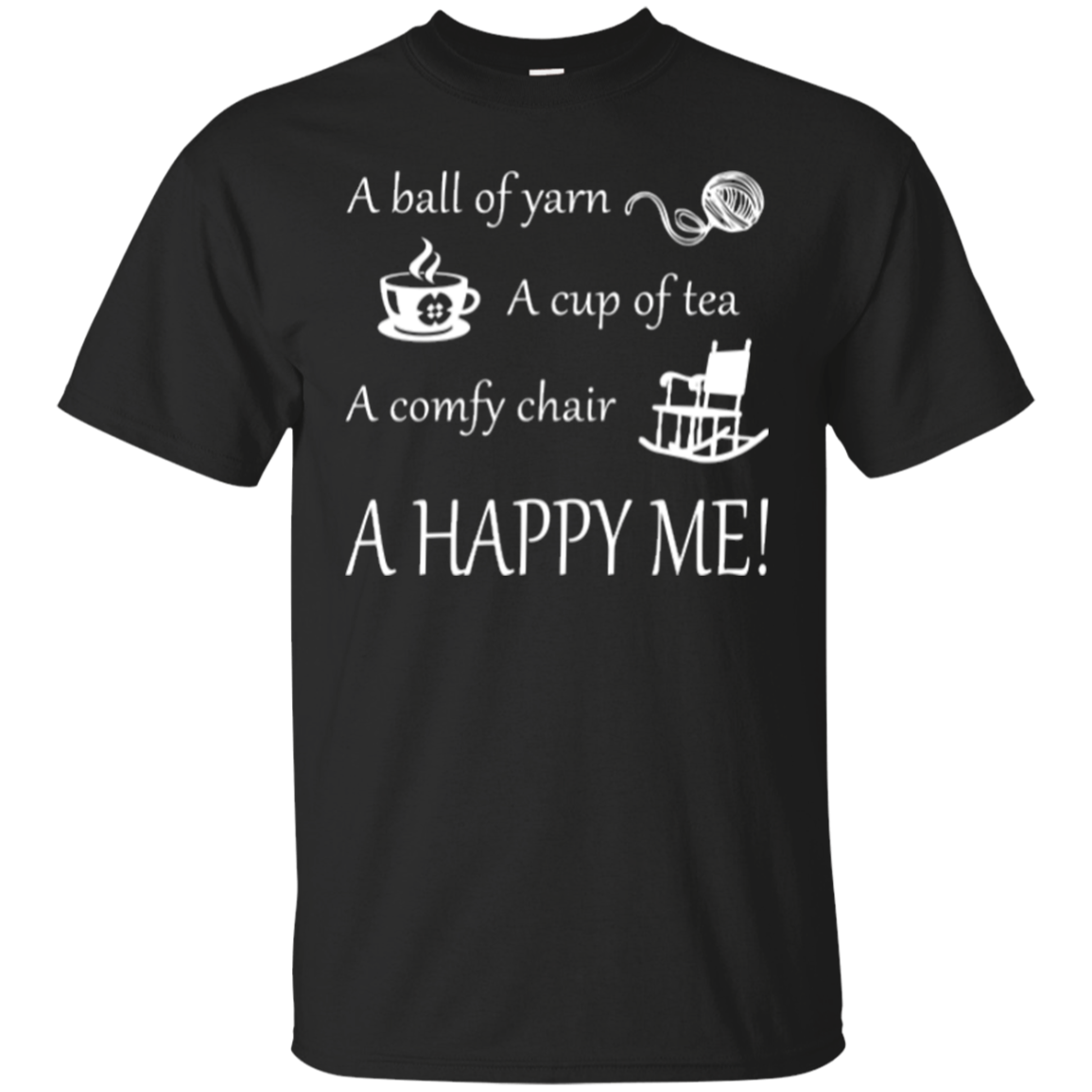 A Happy Me Custom Ultra Cotton T-Shirt - Crafter4Life - 3