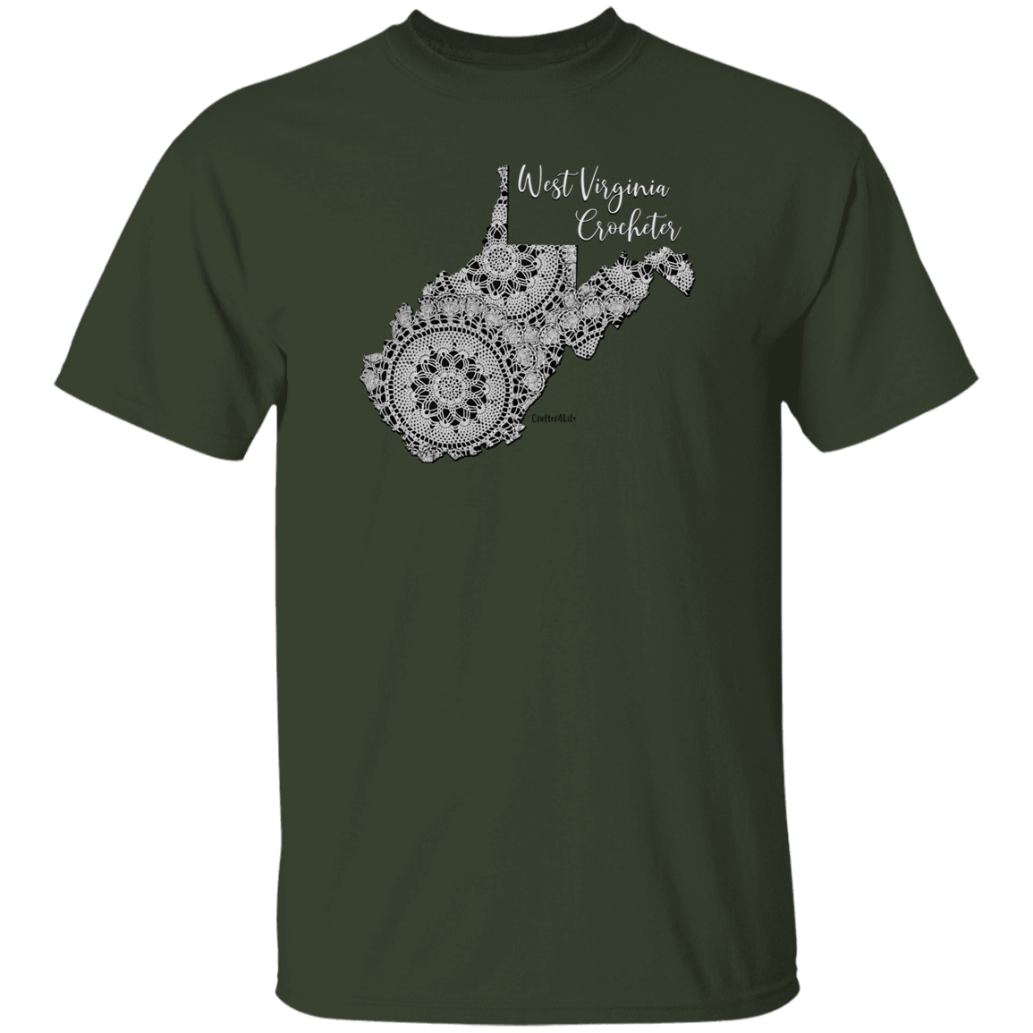 West Virginia Crocheter Cotton T-Shirt