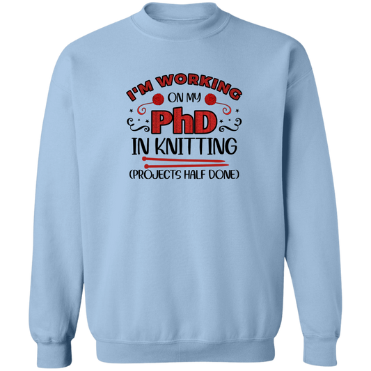 PhD Knitting Sweatshirt