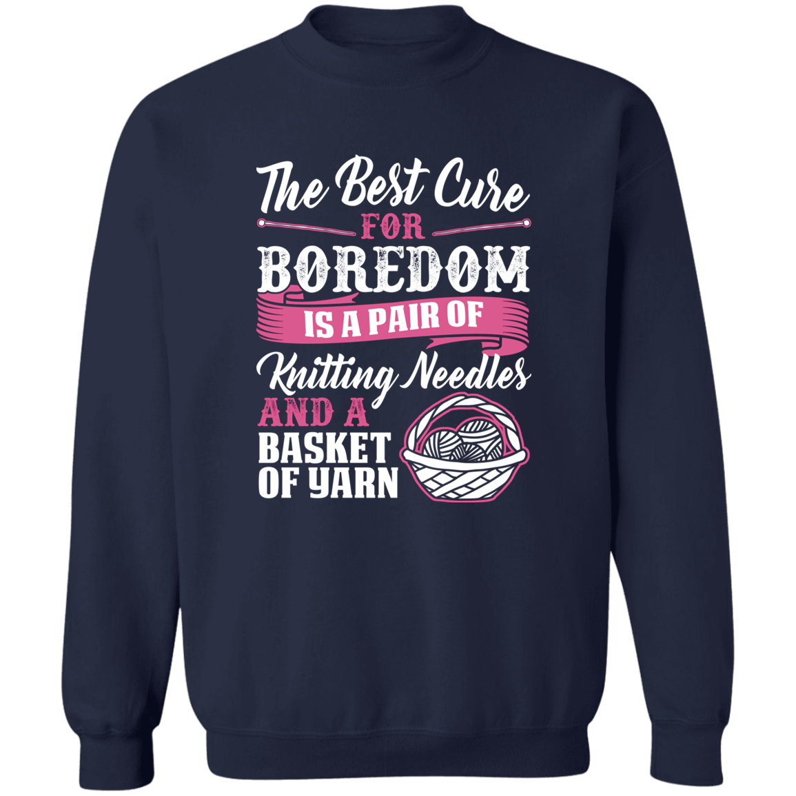 Cure For Boredom - Knitting Sweatshirt