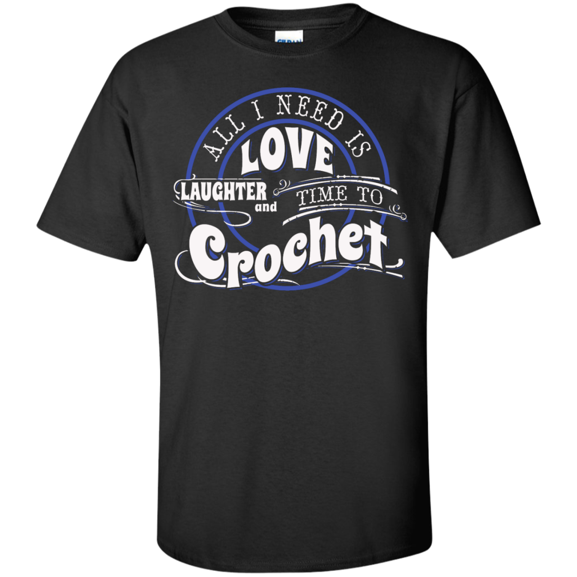 Time to Crochet Custom Ultra Cotton T-Shirt - Crafter4Life - 2