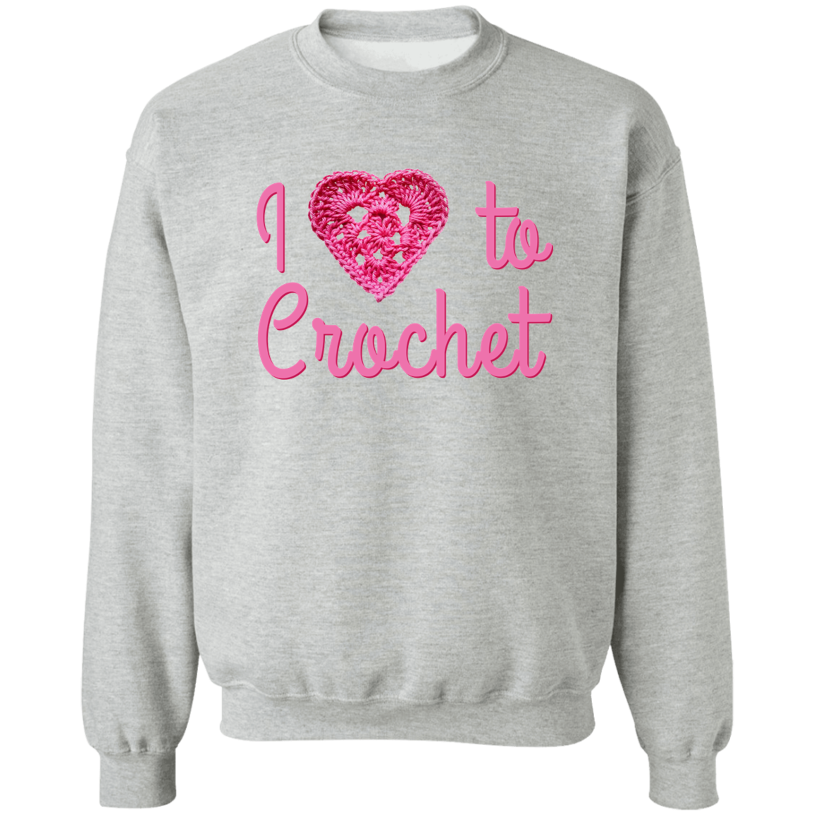 I Heart to Crochet Sweatshirt