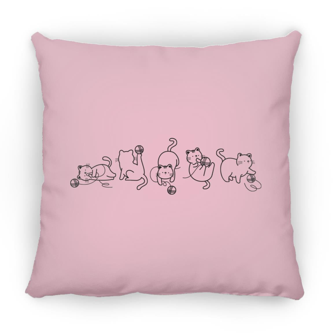 Cats & Yarn Pillows