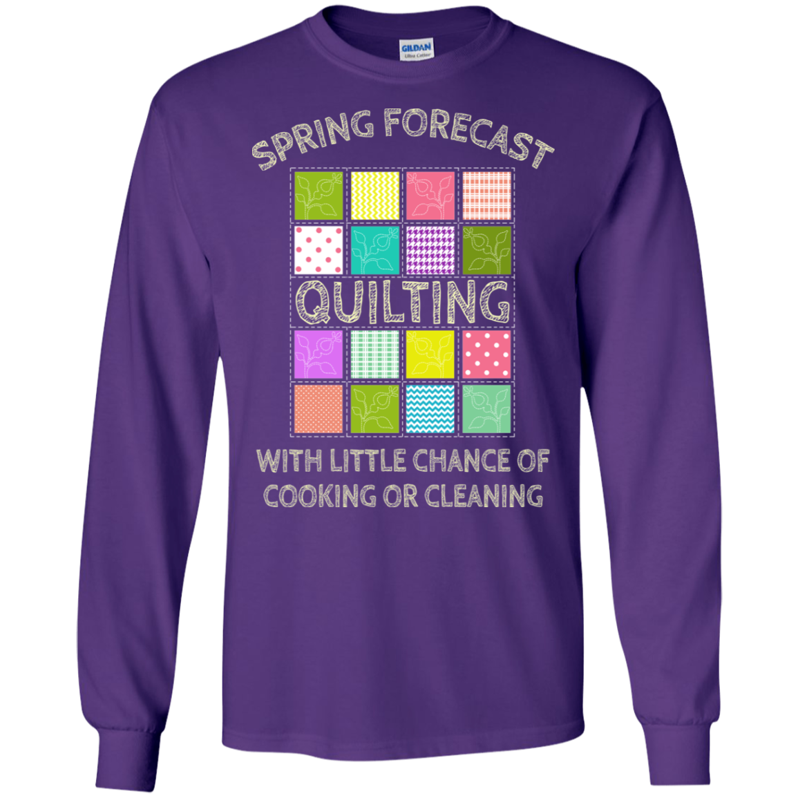 Spring Forecast:  Quilting Unisex T-Shirts