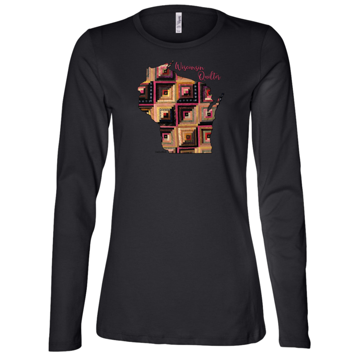 Wisconsin Quilter Ladies' Jersey LS Missy Fit