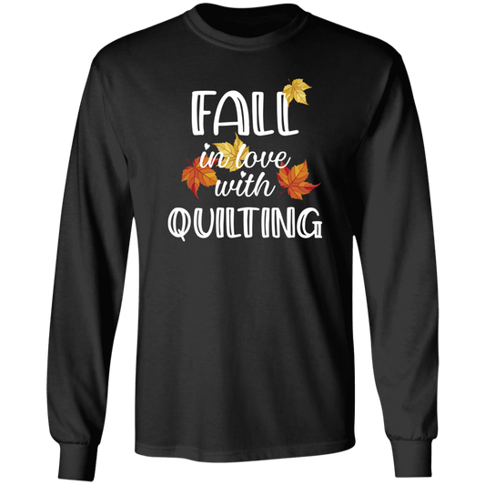 Fall in Love with Quilting LS Ultra Cotton T-Shirt