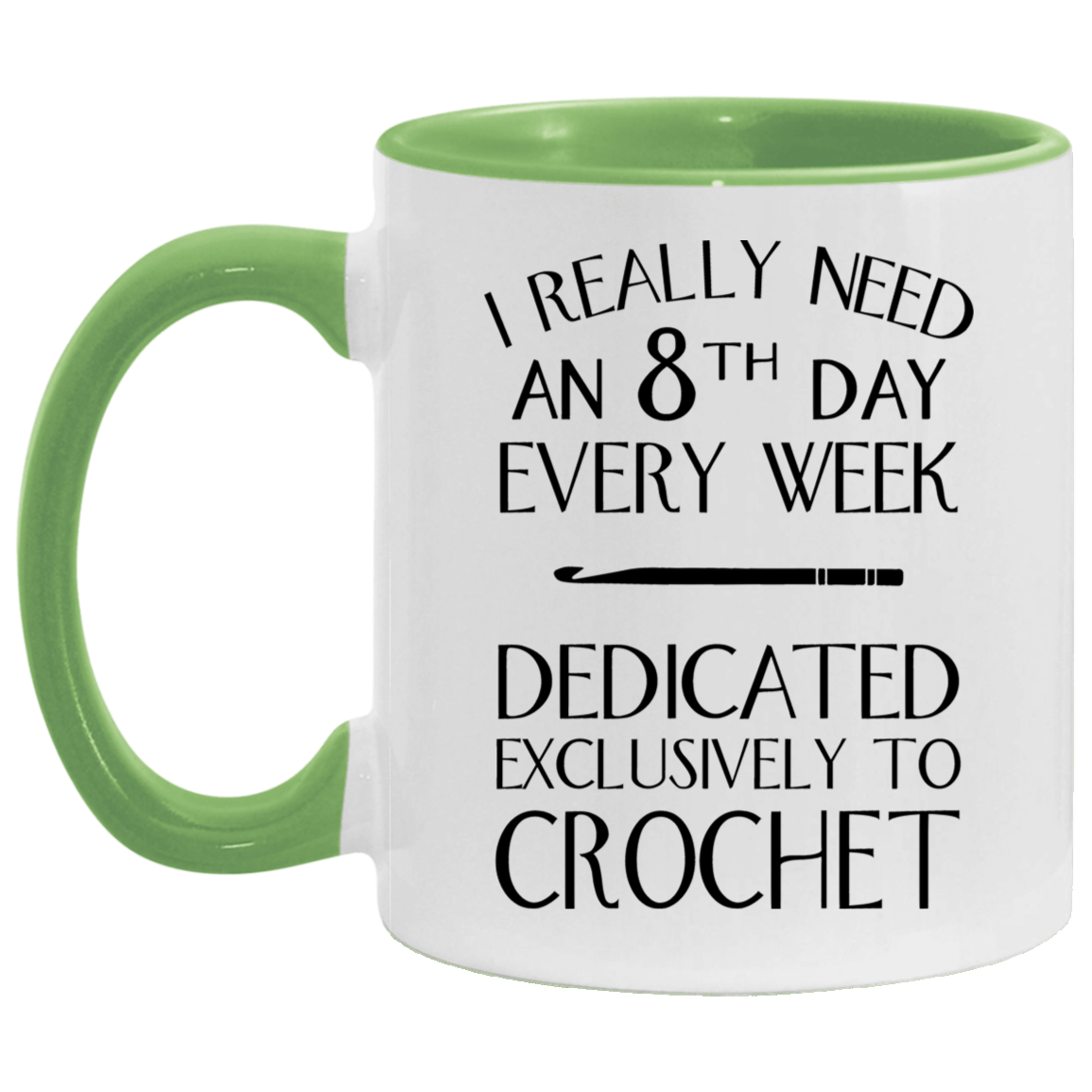 8th Day Crochet Mugs