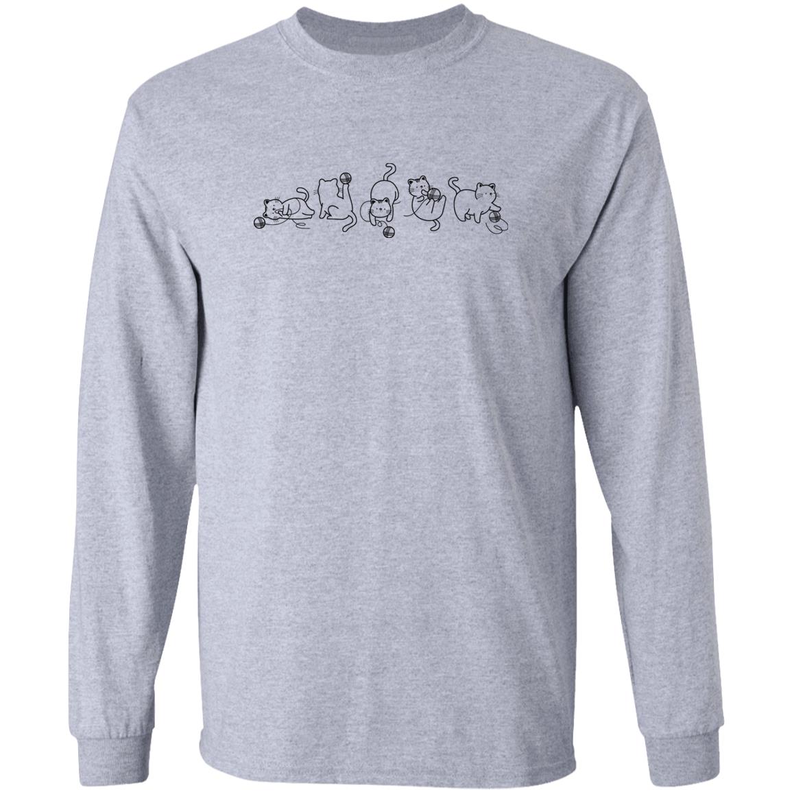 Cats & Yarn Long Sleeve T-Shirt