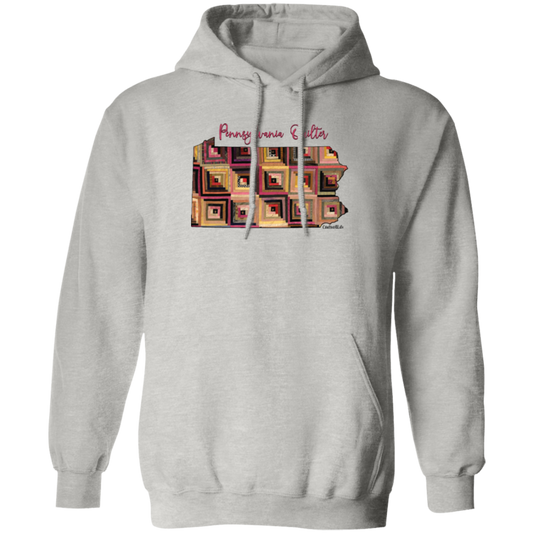 Pennsylvania Quilter Pullover Hoodie, Gift for Quilting Friends and Family