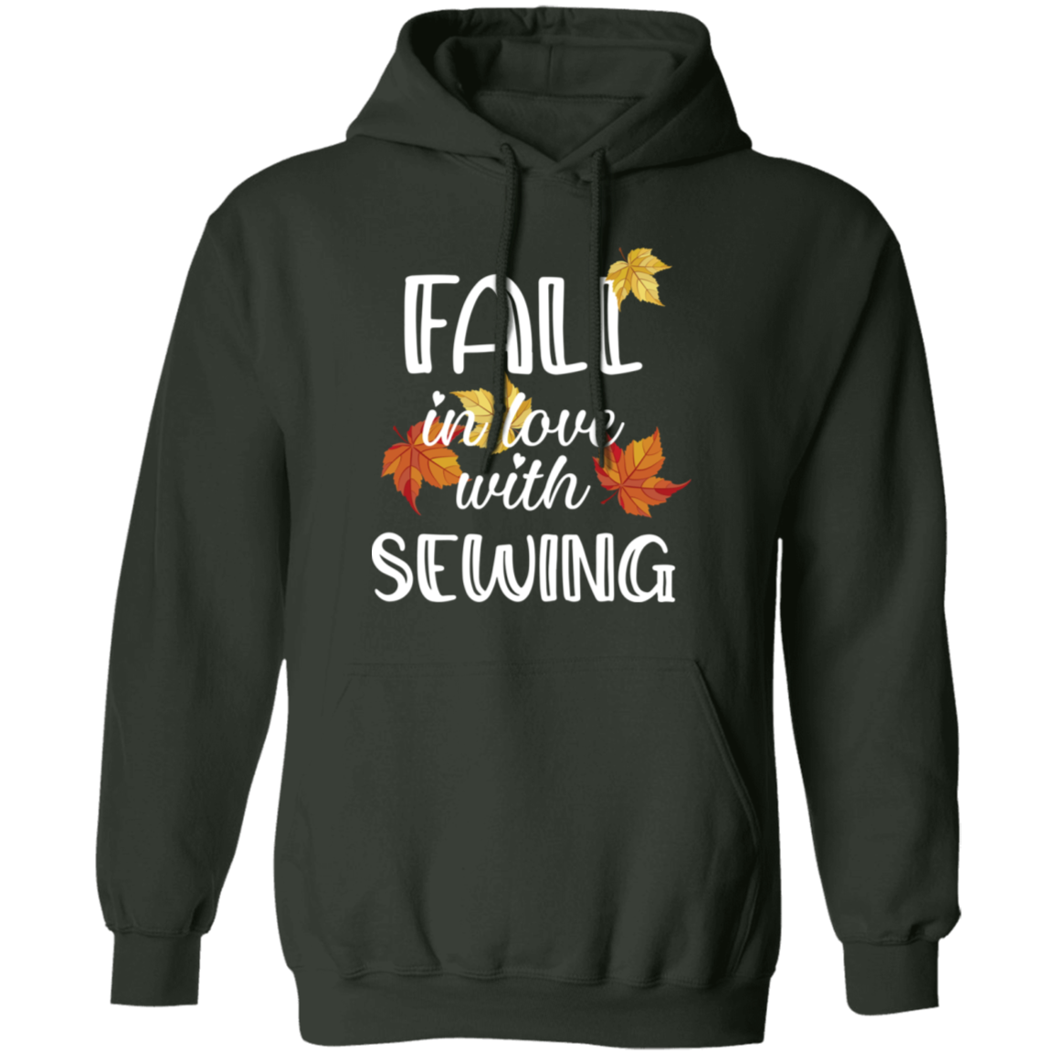 Fall in Love with Sewing Pullover Hoodie