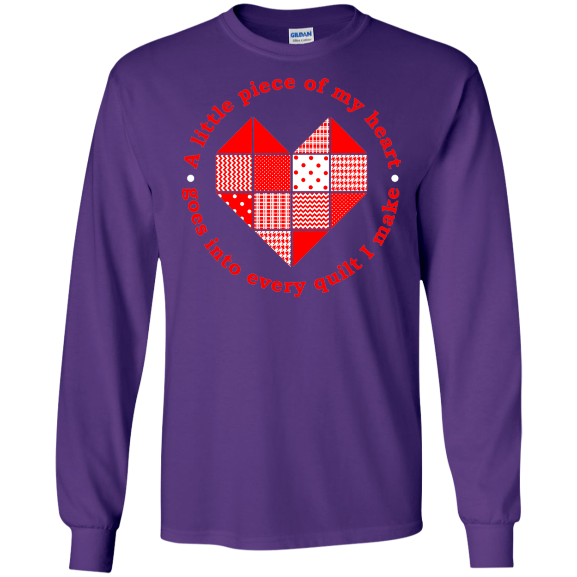 Piece of My Heart (Quilt) LS Ultra Cotton T-Shirt