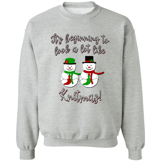 Knitmas Snow Couple Sweatshirt
