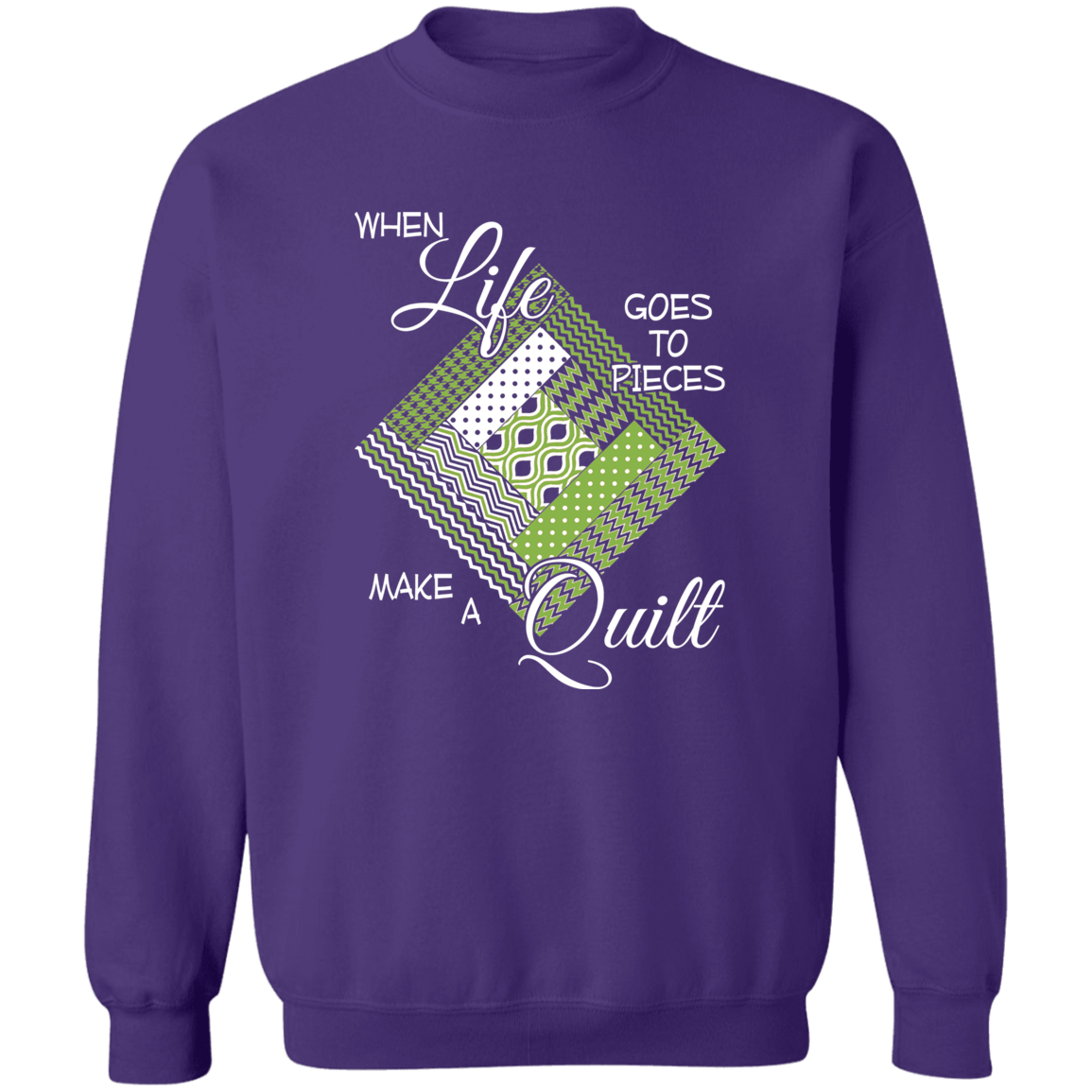 Make a Quilt (Greenery) Sweatshirt