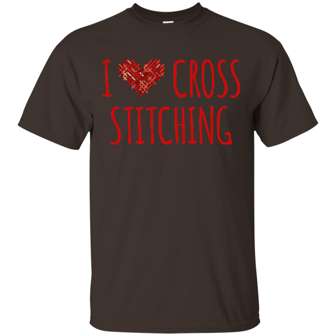 I Heart Cross Stitching Ultra Cotton T-Shirt
