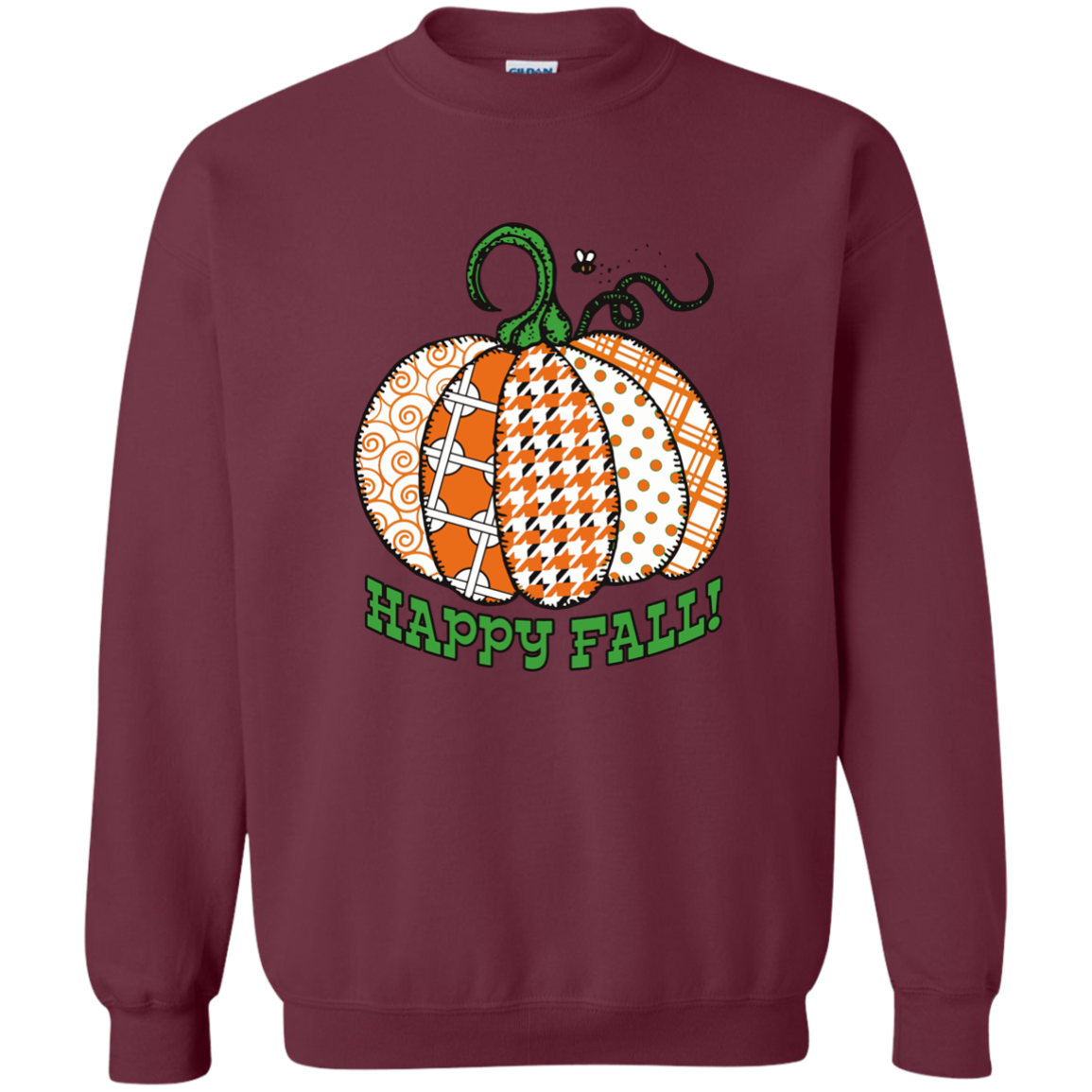 Happy Fall! Crewneck Pullover Sweatshirt