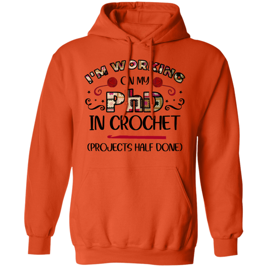 PhD in Crochet Pullover Hoodie