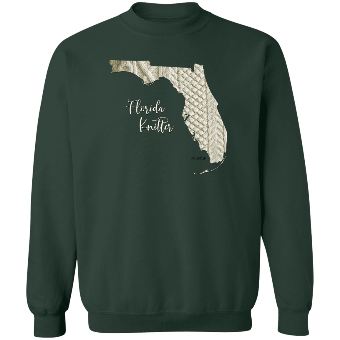 Florida Knitter Crewneck Pullover Sweatshirt