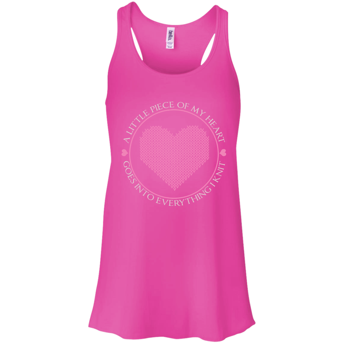 Piece of My Heart (Knit) Flowy Racerback Tank