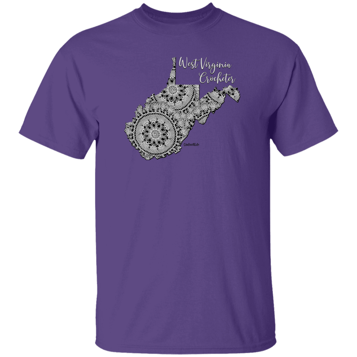 West Virginia Crocheter Cotton T-Shirt