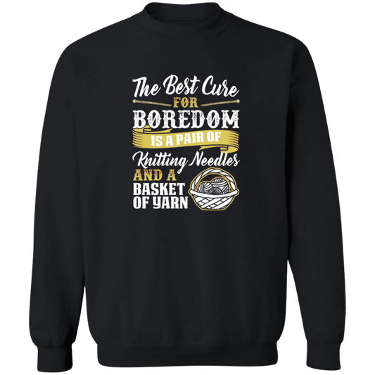 Cure For Boredom - Knitting - gold Sweatshirt
