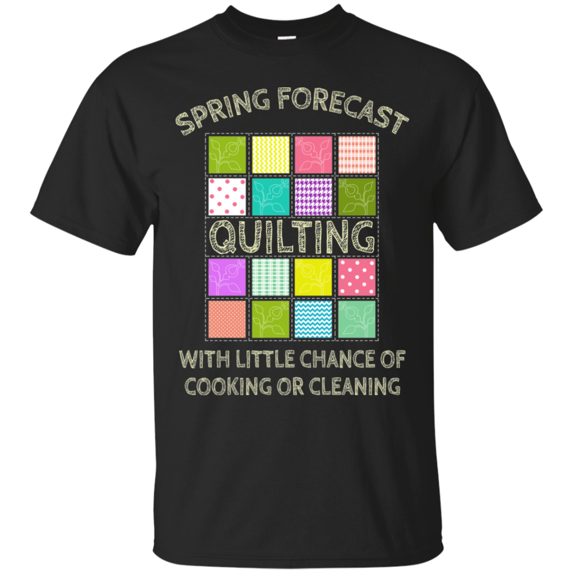Spring Forecast: Quilting Unisex T-Shirts