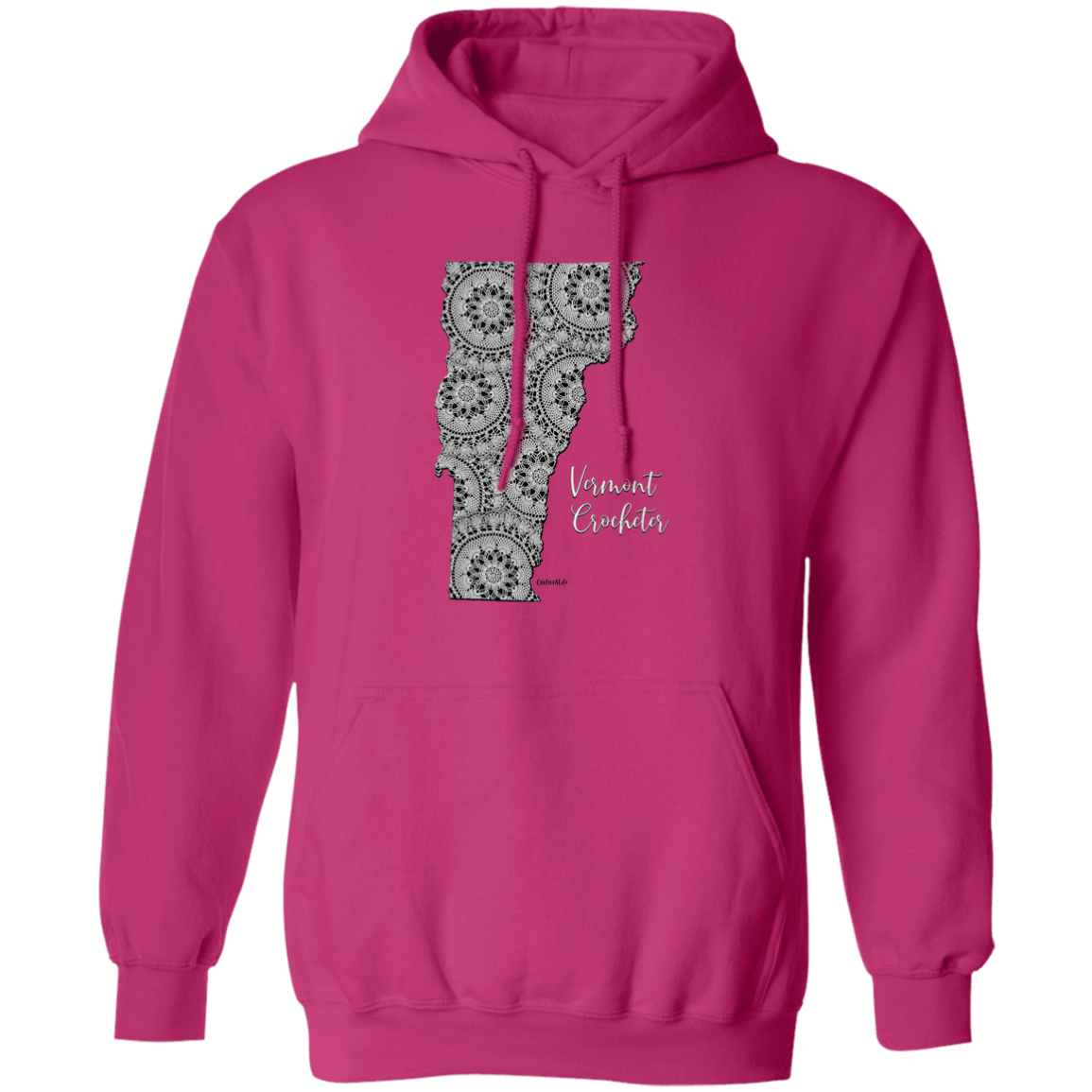 Vermont Crocheter Pullover Hoodie