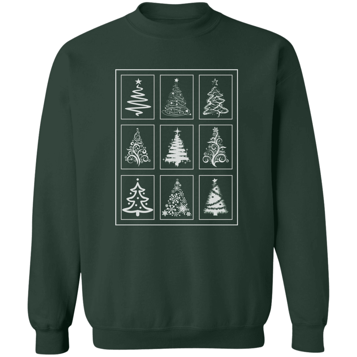 Christmas Tree Quilt Sweatshirt