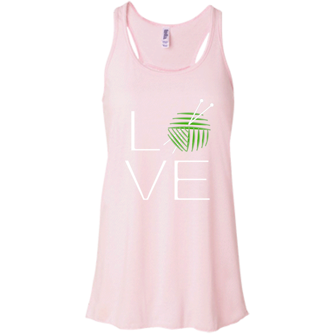 LOVE Knitting Flowy Racerback Tank